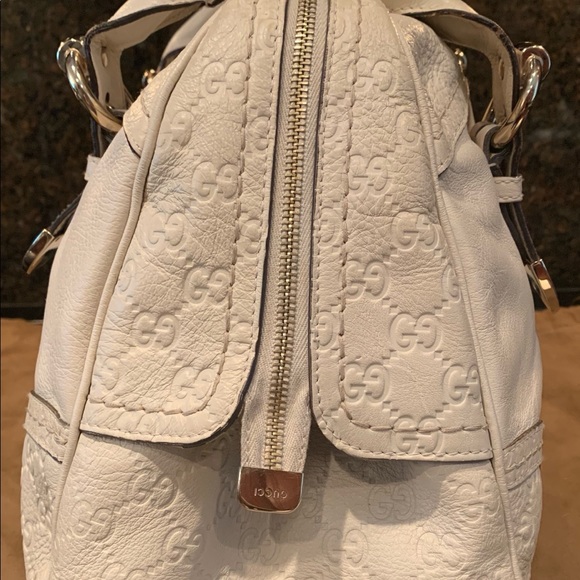 Vintage Gucci Guccissima Signoria Large Dome Cream - Picture 4 of 12